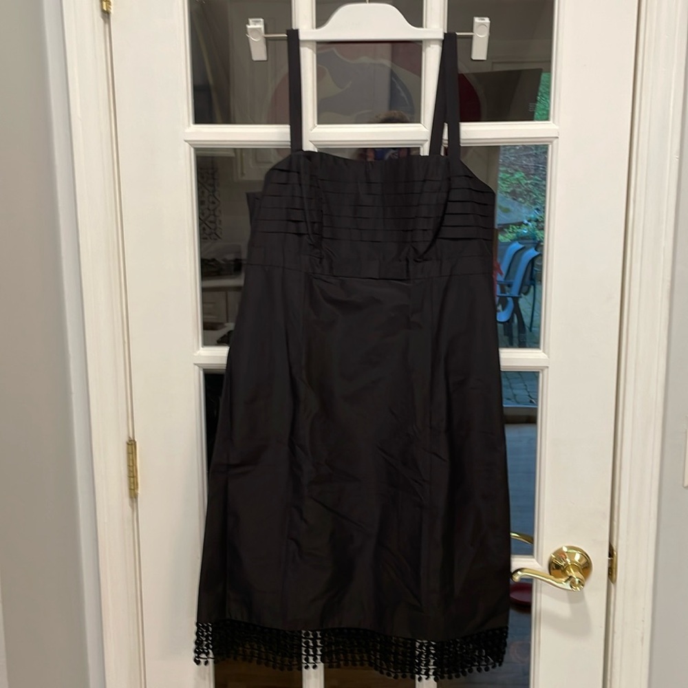 Vintage Lilly Pulitzer little black dress size 8 white label
